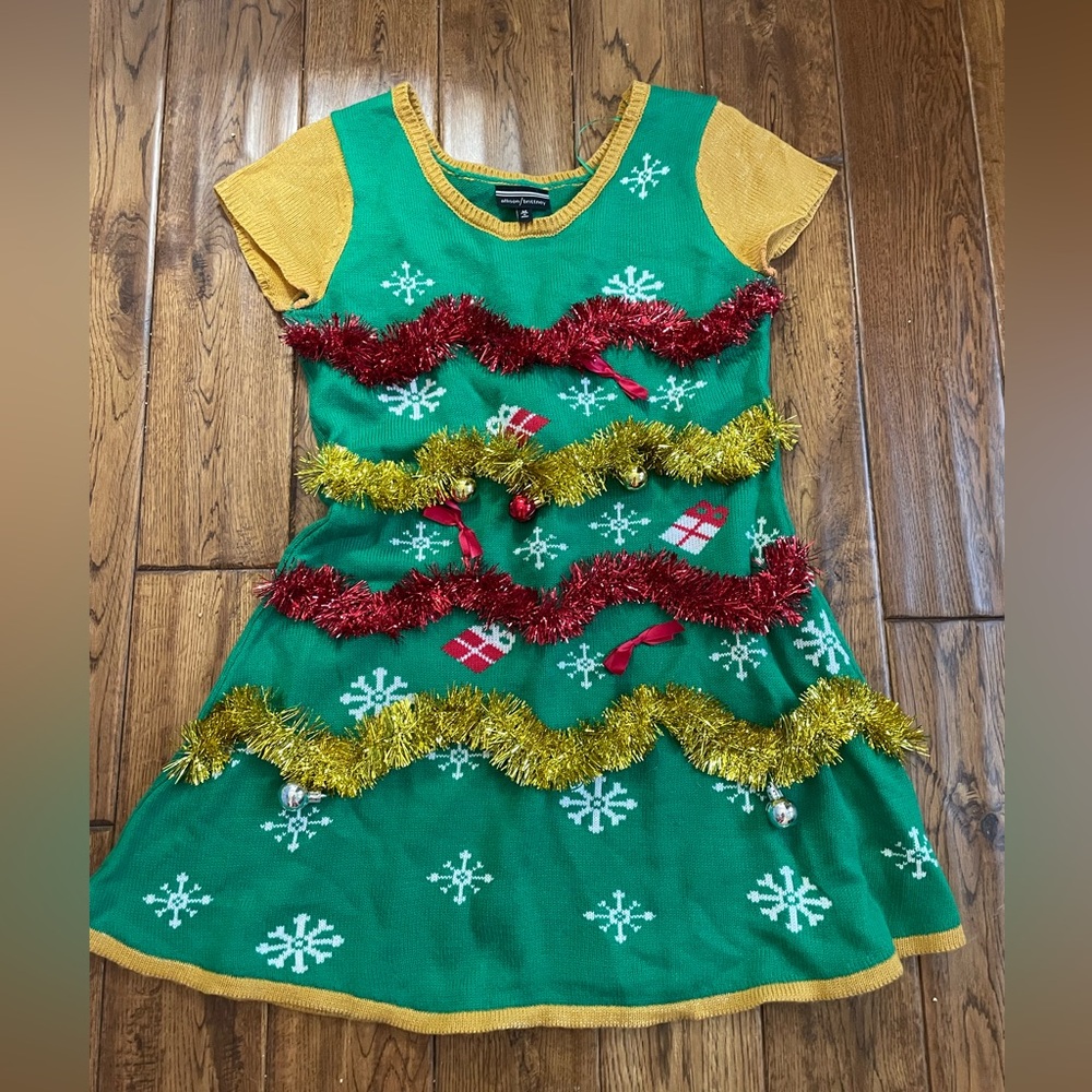 Christmas sweater dress